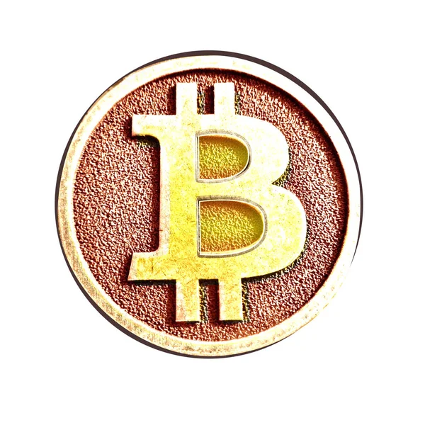 Bitcoin sømløse mønster. Cryptocurrency baggrund . - Stock-foto