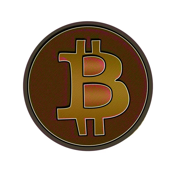 Bitcoin seamless modeli. Cryptocurrency arka plan.