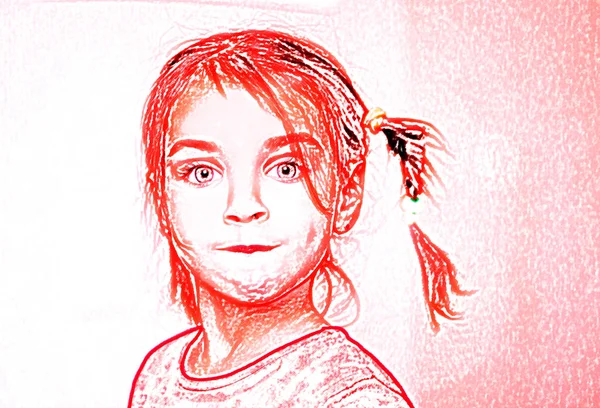 Güzel anlatım çok güzel mutlu gülmek gülümseyen bebek bebek toddler ile şirin kız diş gösterilen ponytails,