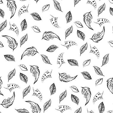 Siyah beyaz ve renk tüyleri simgeleri.