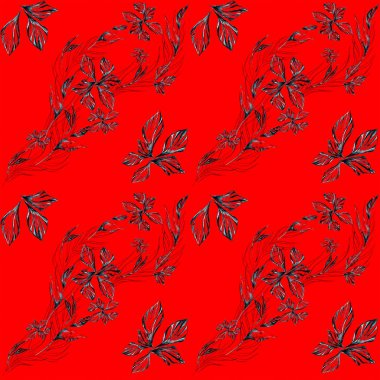 Moda için dikişsiz tasarım desenleri uçan kelebekler ile Trendy renkli tropikal ve palmiye yaprakları, kumaşlar ve renkli bir arka plan üzerinde açık beyaz bir arka plan üzerinde tüm baskılar.