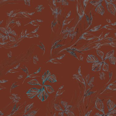 Moda için dikişsiz tasarım desenleri uçan kelebekler ile Trendy renkli tropikal ve palmiye yaprakları, kumaşlar ve renkli bir arka plan üzerinde açık beyaz bir arka plan üzerinde tüm baskılar.