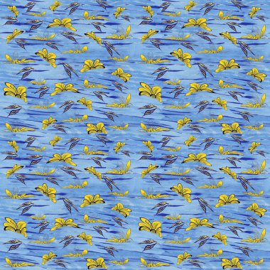 Suluboya tarzında çiçekler ile zarif dikişsiz desen, tasarım elemanları. Düğün davetiyeleri, kartlar, scrapbooking, baskı, hediye paketleme, üretim için çiçek desen. Düzenleme