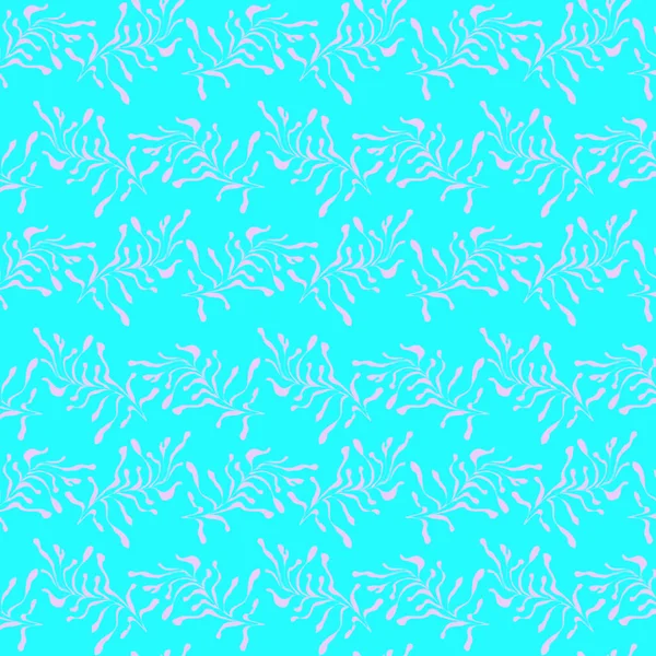 Ręcznie rysowane bezszwowe wzór. Modny wzór z korali i alg na białym tle do druku, tkaniny, tekstylia, produkcja, tapety. Dno morskie. — Zdjęcie stockowe