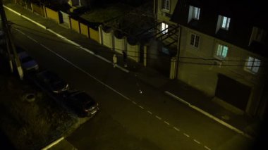 Yolda havai fişek patlama