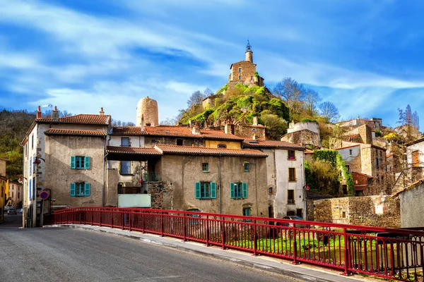 Puy Dome Daki Tarihi Champeix Kasabası Clermont Ferrand Auvergne Fransa — Stok fotoğraf