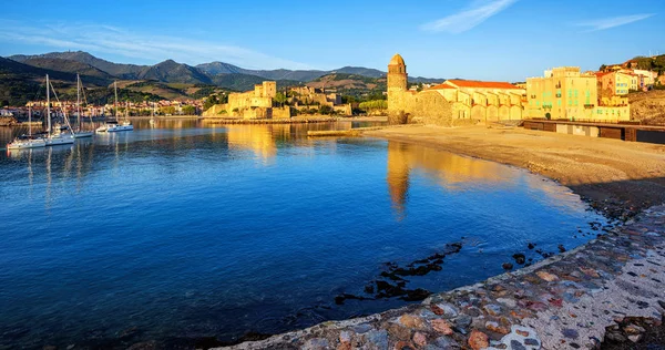 Collioure, Perancis, kota resor bersejarah — Stok Foto
