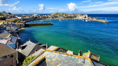 St Ives town, Cornwall, İngiltere