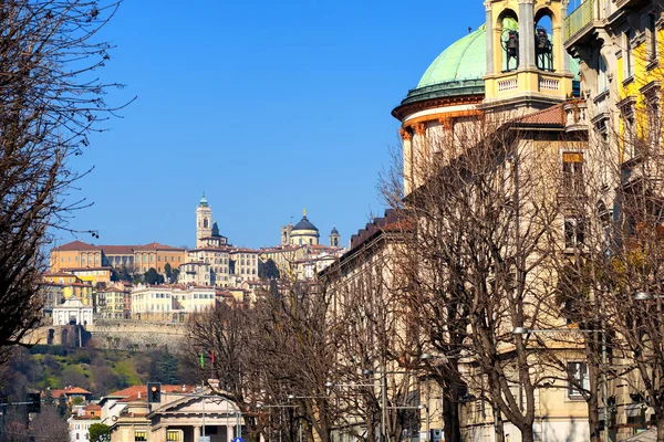 Gamla stan i Bergamo, Lombardiet, Italien — Stockfoto