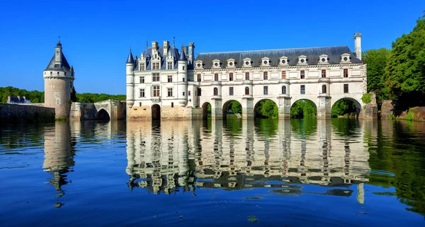Kastil Chenonceau di lembah Loir, Perancis — Stok Foto