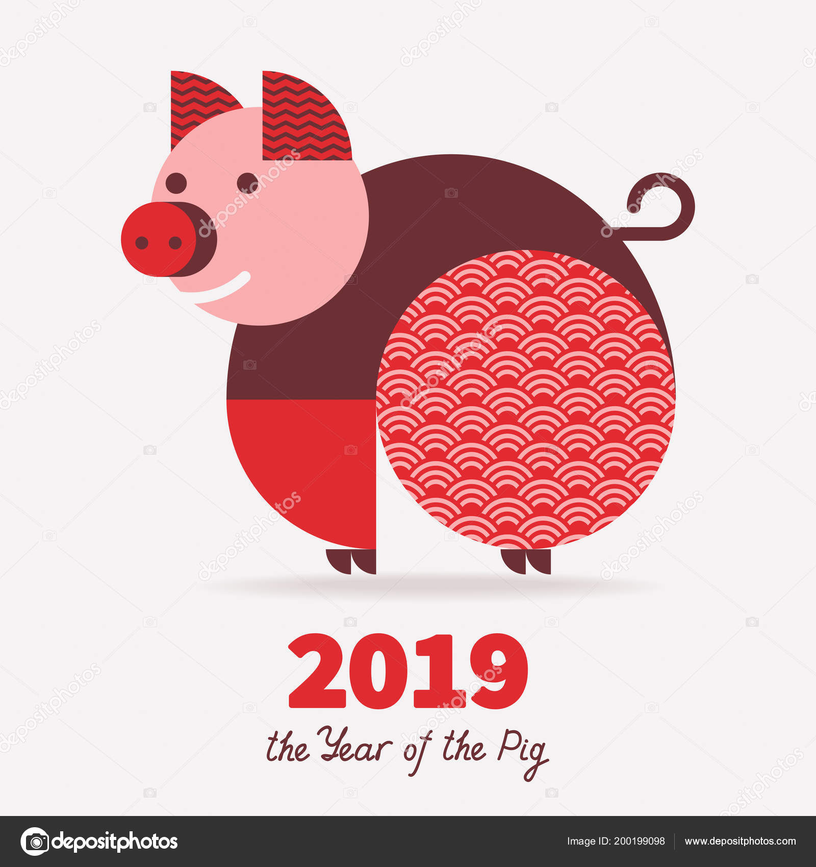 Pig Is A Symbol Of The 2019 Chinese New Year Pig Is A Symbol Of The 2019 Chinese New Year