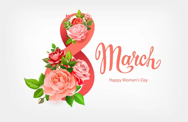 Journée internationale de la femme — Image vectorielle
