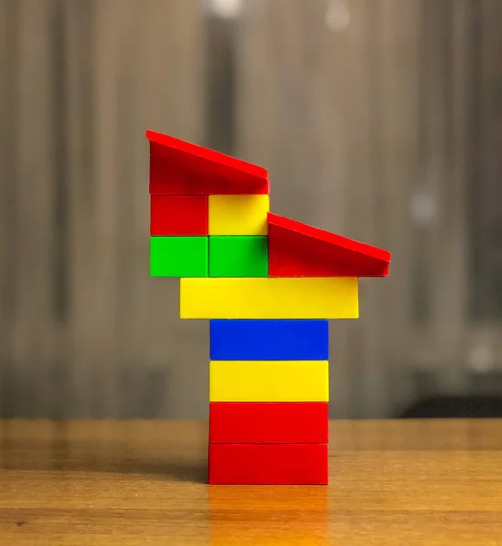 Lego Pour Enfants Couleurs Différentes Jeu Pour Enfants — Photo