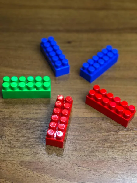 Lego Pour Enfants Couleurs Différentes Jeu Pour Enfants — Photo