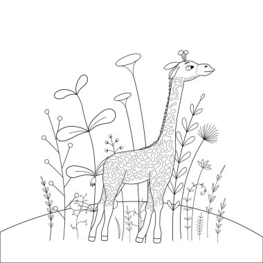 boyama kitabı karikatür hayvanlar ile çocuk s. Okul öncesi çocuklar için eğitim görevleri