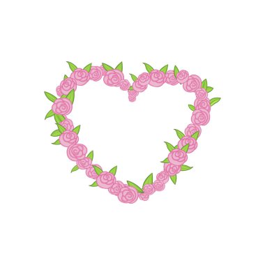 Güzel çiçeklerin çerçevesi, vektör grafikleri güzel çiçekler