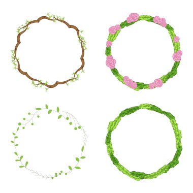 Farklı çerçeveler, vektör grafikleri. Güzel çerçeveler.