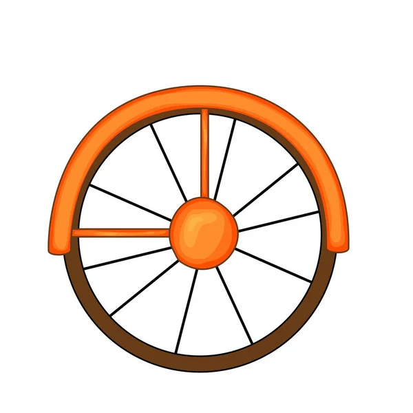 Style de dessin animé vélo isolé sur fond blanc — Image vectorielle