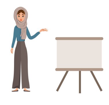 Bir grup kadın karakter. Kızlar programa göre hareket eder. Vektör illüstrasyonu.