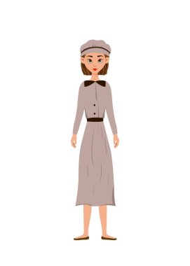 Farklı pozlarda oturan erkekler ve kadınlar beyaz bir arka planda izole bir şekilde duruyorlar. Güzel düz stil. Vektör illüstrasyonu.