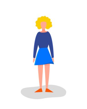 Farklı pozlarda oturan erkekler ve kadınlar beyaz bir arka planda izole bir şekilde duruyorlar. Güzel düz stil. Vektör illüstrasyonu