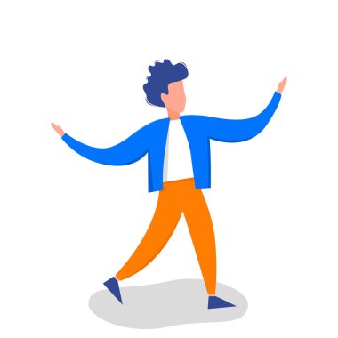 Farklı pozlarda oturan erkekler ve kadınlar beyaz bir arka planda izole bir şekilde duruyorlar. Güzel düz stil. Vektör illüstrasyonu