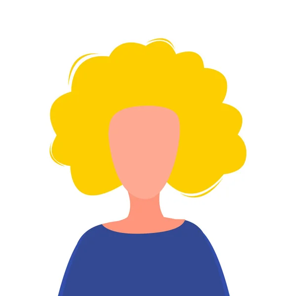 Retratos de mujeres y hombres en un estilo sencillo y aislado sobre un fondo blanco. Lindo estilo plano. Ilustración vectorial — Vector de stock