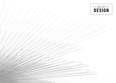Soyut arkaplan tasarımı. Gri gradyan geometrik çizgiler ve ışık etkisi. Motion monokrom, fotokopi alanı ile minimum konsept. Vektör illüstrasyonu.