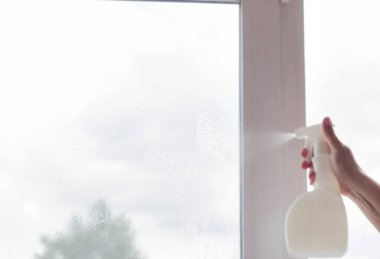 Pencereleri yıkamak, genel temizlik ve ev temizliği için çevre dostu ürünler