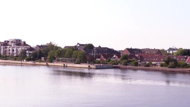 Côté Sud Wilhelmshaven Allemagne Par Une Journée Ensoleillée Tourné Avec — Video