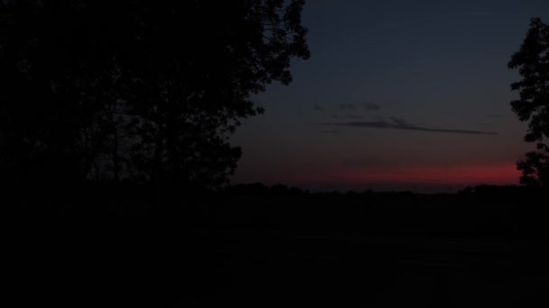 Turbine Éolienne Soir Paysage — Video