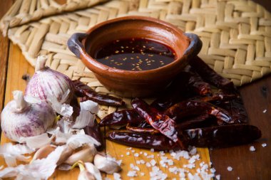 Geleneksel Meksika salsası.