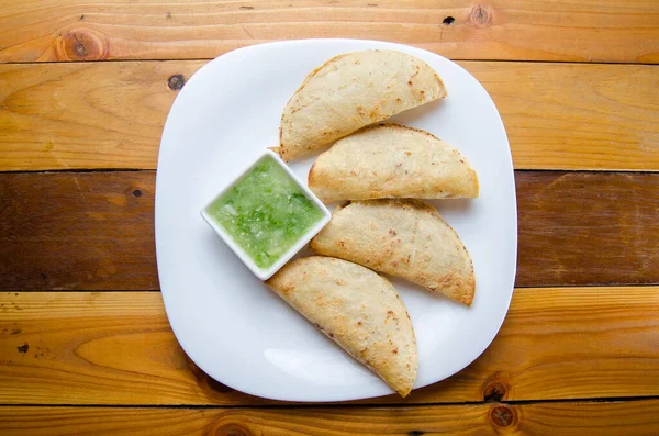 Traditionele Mexicaanse Taco Dorados — Stockfoto