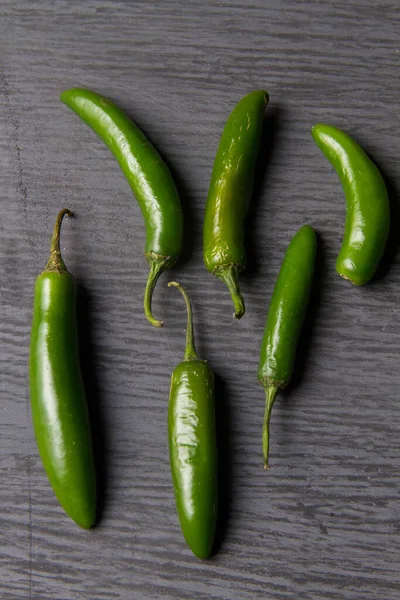 Meksika Serrano Acı Biberi — Stok fotoğraf