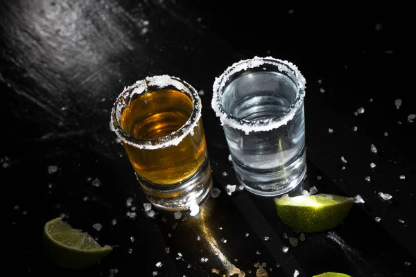 Traditional Mexican Tequila Shots Royalty Free Stock Photos