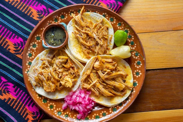 Tacos Pibil Cochinita Mexicana Tradicional — Foto de Stock