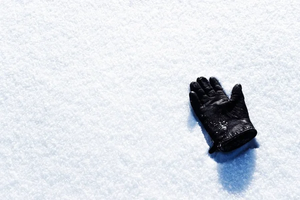 Handske Snön Vintern Varma Kläder Vinter — Stockfoto