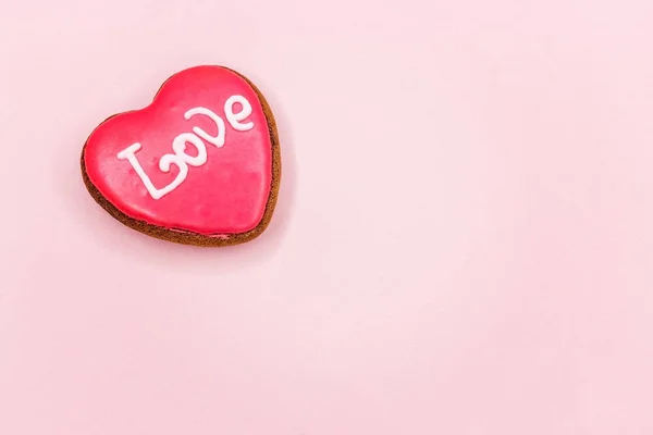 Sött Hjärta Rosa Symbol För Kärlek Air Ballonger Hjärtat Formade — Stockfoto