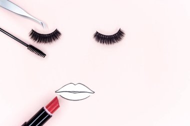 Kirpik uzatma için malzemeler. Fırçalar, kirpik uzantıları için aksesuarlar.