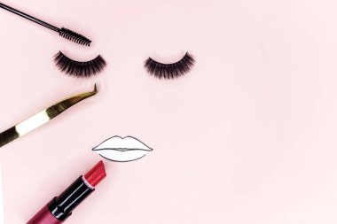 Kirpik uzatma için malzemeler. Fırçalar, kirpik uzantıları için aksesuarlar.