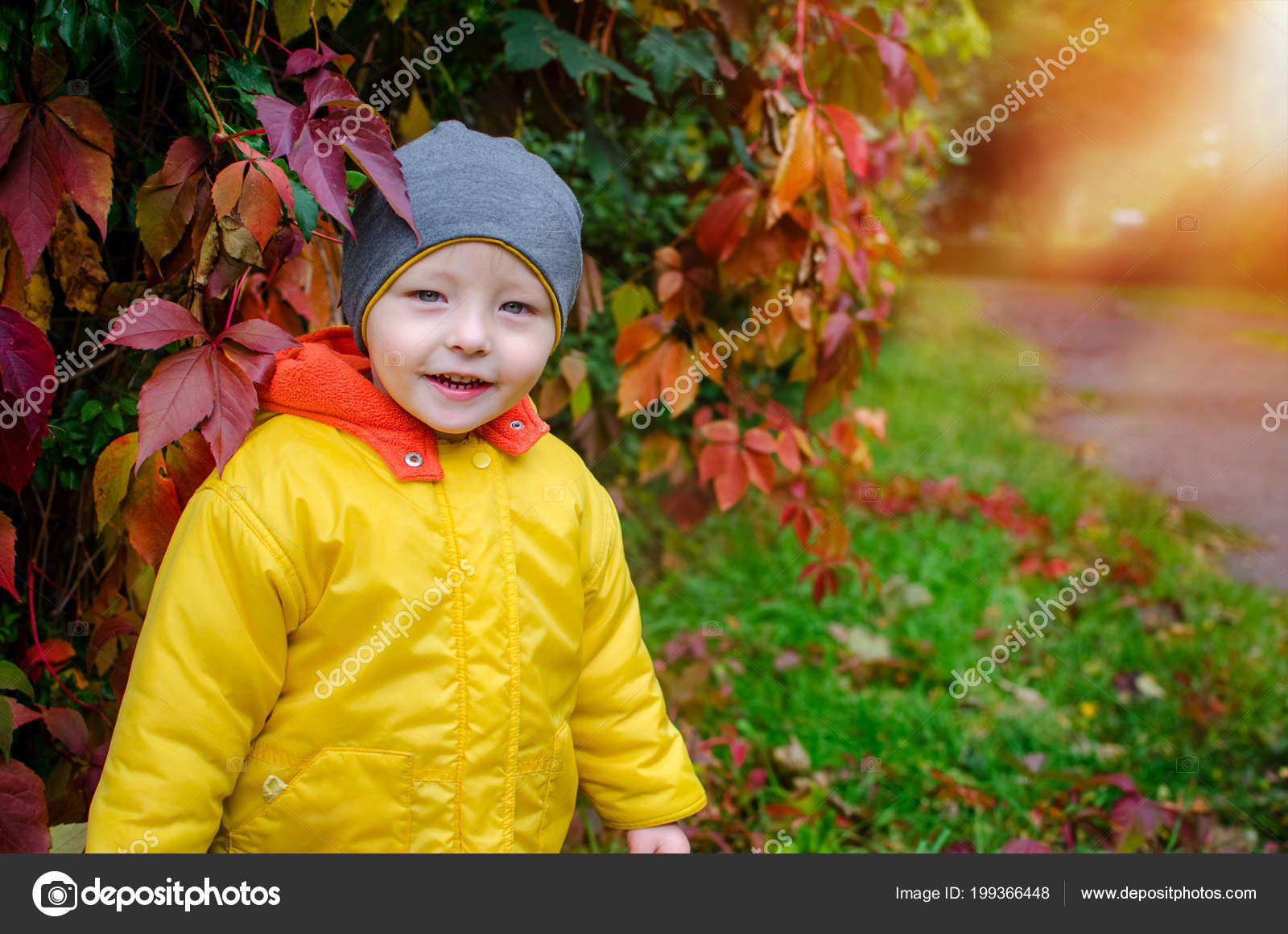 boy in yellow coat from it