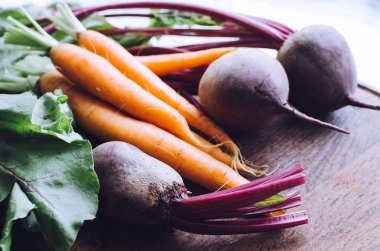 Çeşitli ham organik sebze