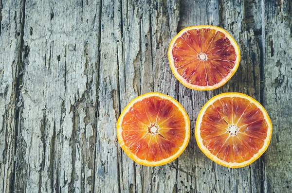 Textura de laranjas de sangue fatiadas — Fotografia de Stock