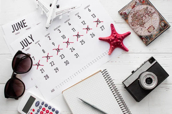 Concepto de planificación de vacaciones — Foto de Stock