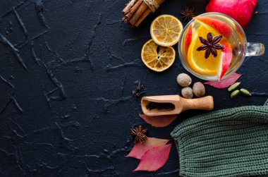 Sonbahar mulled şarap