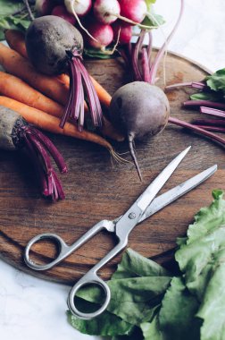 Çeşitli ham organik sebze