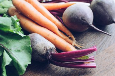 Çeşitli ham organik sebze