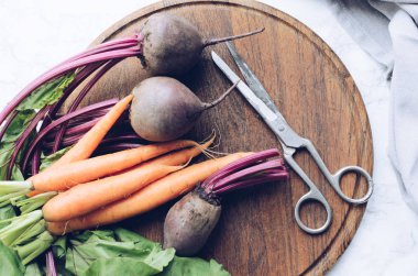 Çeşitli ham organik sebze