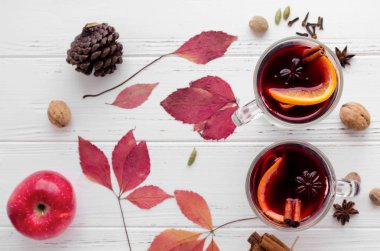 Sonbahar mulled şarap