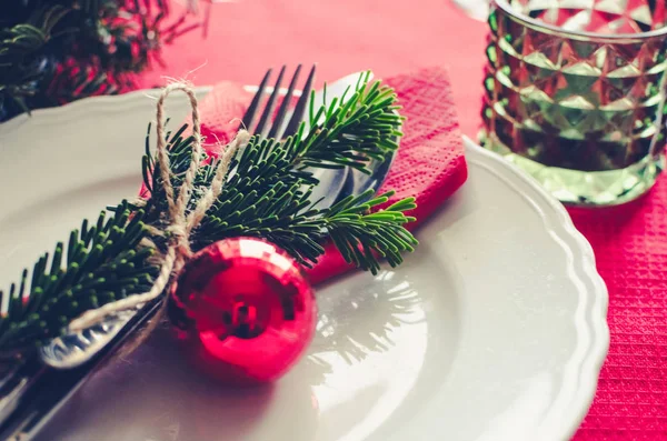 Familia juntos concepto de celebración de Navidad — Foto de Stock